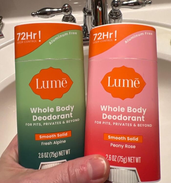 Lume deodorant in Fresh Alpine and Peony Rose, popular picks during Amazon winter deals for biggest discounts.