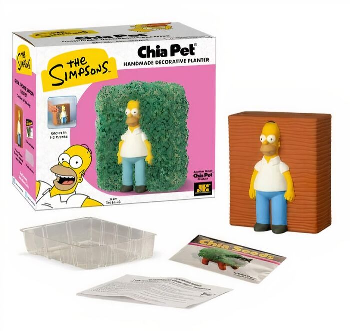 A Simpsons-Themed Chia Pet That Recreates One Of The Show's Most Famous Memes