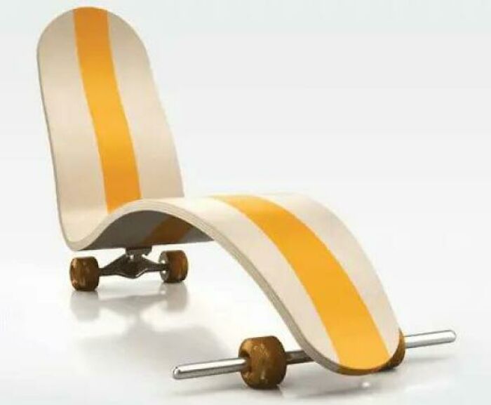 Skateboard Chair By Florent Lasbleiz