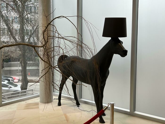 Life Size Horse Statue / Lamp