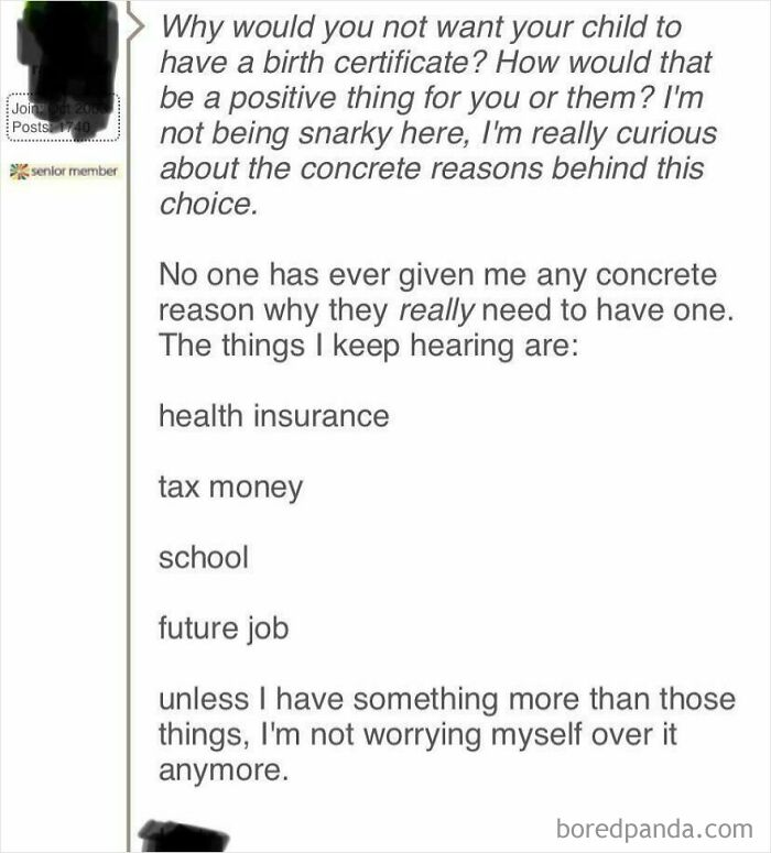 My Child's Future Means Nothing To Me