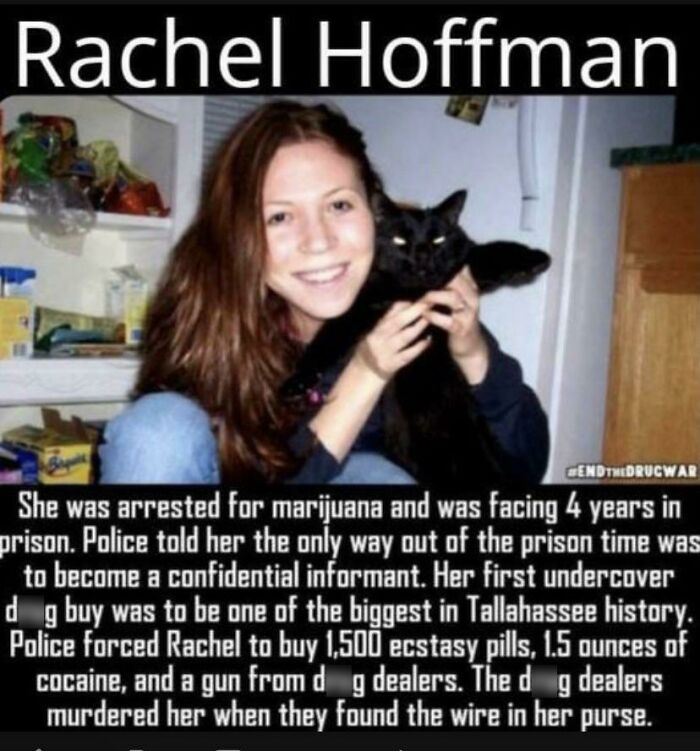 Young woman holding a black cat, related to true crime stories and curiosities.