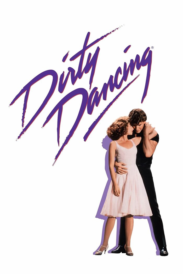 Cover of "Dirty Dancing," a classic film, featuring the main characters dancing together.