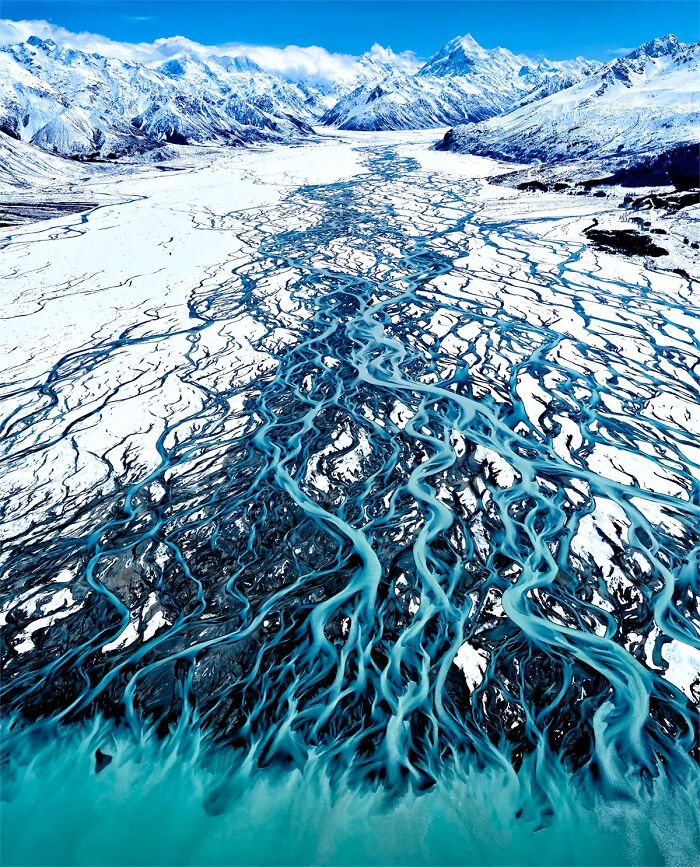 Glacial Blue 1 From The Series 'Glacial Landscapes Of The Southern Alps/ Kā Tiritiri O Te Moana, New Zealand' © Stuart Chape