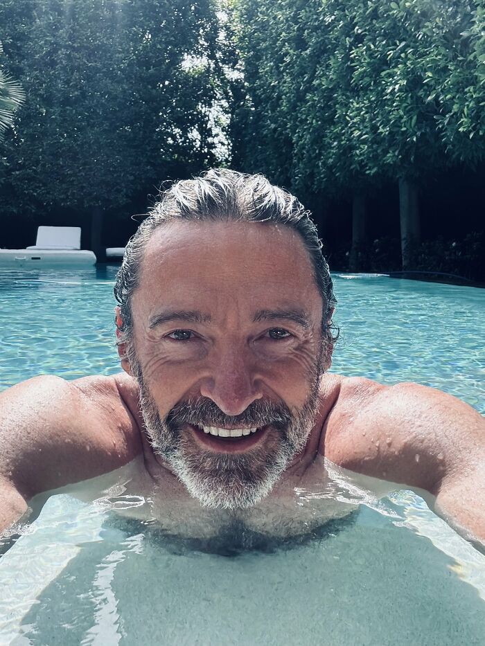 Hugh Jackman Brutally Roasted As Ricky Gervais Recreates His Shirtless Selfie