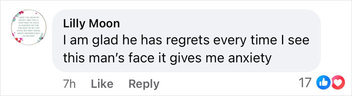 Comment expressing anxiety over Bill Gates, mentioning his regrets.