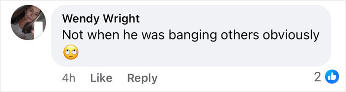 A Facebook comment criticizing Bill Gates regarding divorce and rumors related to Epstein Island.