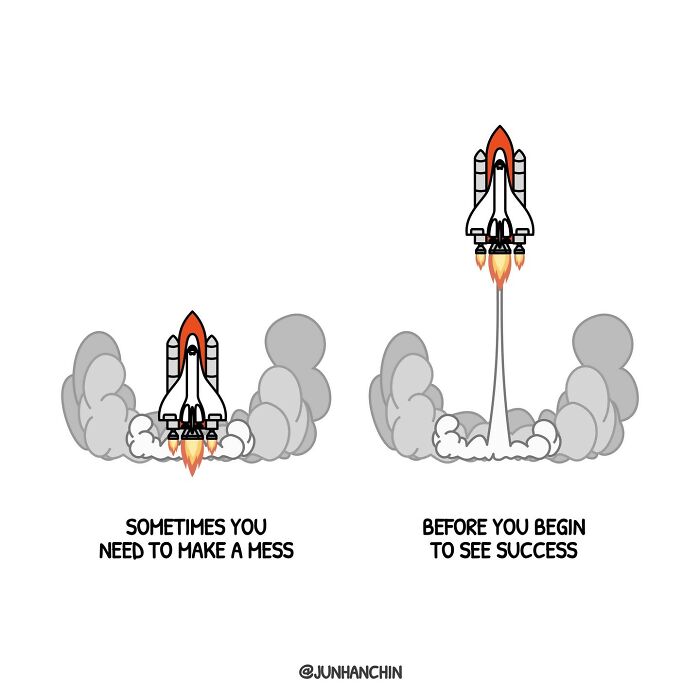 This Guy Creates Motivational Illustrations Aiming To Help People Focus On The Positive (New Pics)