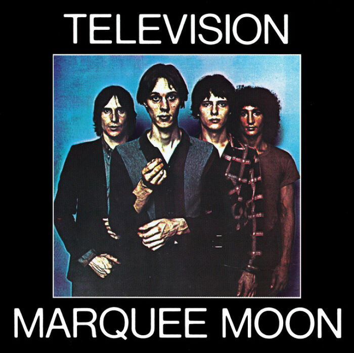 Album cover of "Marquee Moon" by Television, iconic '70s song still popular today.