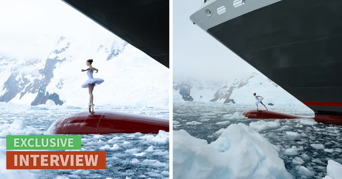 “This Was Insane!”: Ballerina Goes Viral After “Career-Ending” Dance On Bow Of Ship In Icy Waters