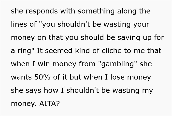 “[Am I The Jerk] For Refusing To Split $500 Raffle Winnings With My Girlfriend?”