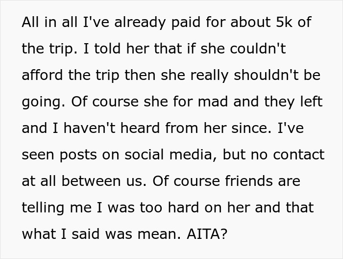 Man Gets A Harsh Reality Check Online After Venting About GF Using Him To Fund Her Trip