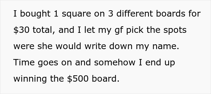 “[Am I The Jerk] For Refusing To Split $500 Raffle Winnings With My Girlfriend?”