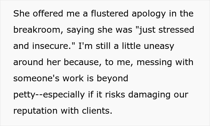 Woman Tries To Ruin Coworker’s Reputation, Ends Up Ruining Her Own Career: “Should’ve Been Fired”