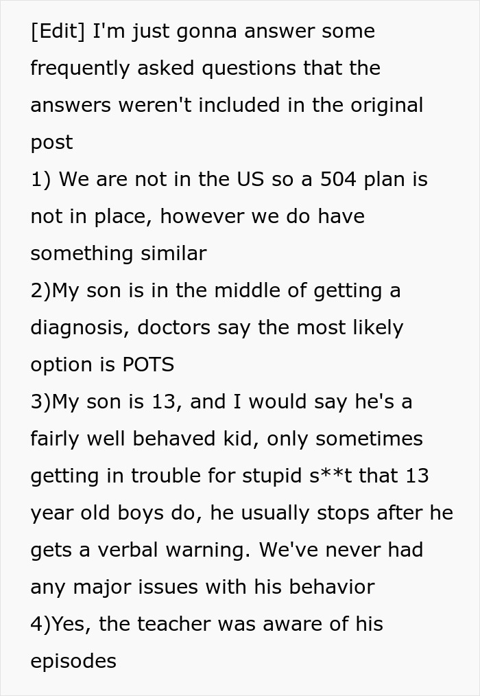 Teacher Reduced To Tears After Dad Berates Her For Ignoring His Son's Warnings That He's Unwell