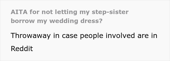 Bride Threatens To Steal Stepsister’s Wedding Dress, She Gives Her Back The Invitation Instead