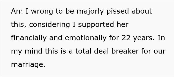 Husband Supports Wife For 22 Years, Gets Nothing In Return After She Receives Big Inheritance