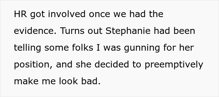 Woman Tries To Ruin Coworker’s Reputation, Ends Up Ruining Her Own Career: “Should’ve Been Fired”