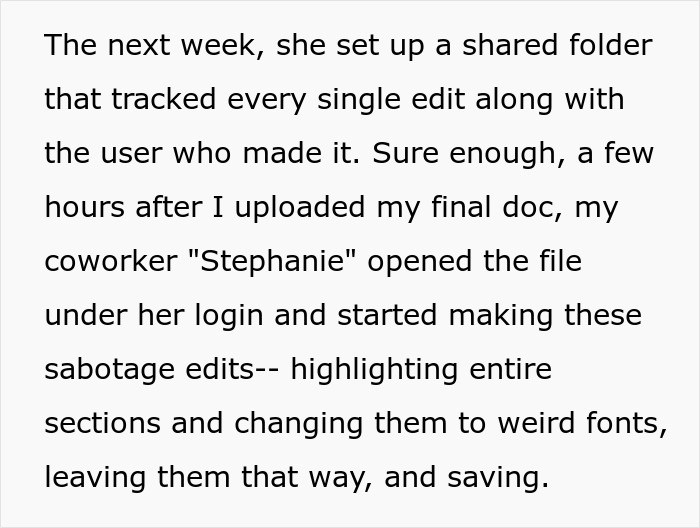 Woman Tries To Ruin Coworker’s Reputation, Ends Up Ruining Her Own Career: “Should’ve Been Fired”