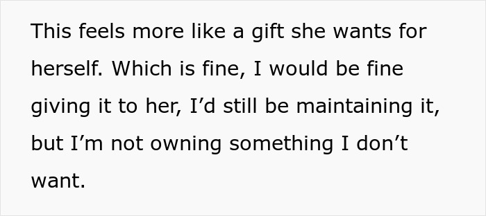 Man Upset Over Wife’s Expensive Gift He Doesn’t Want That He Needs To Maintain, Seeks Advice