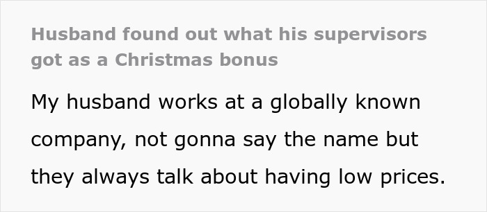 Employee works long shifts, receives store discount as bonus, while manager receives $11k more.