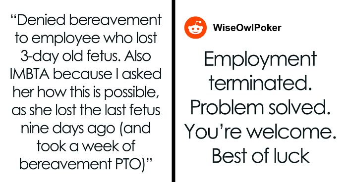 Employee Miscarries 13 Times In A Row, Boss Tells Her She’s Not Getting More Bereavement Leave