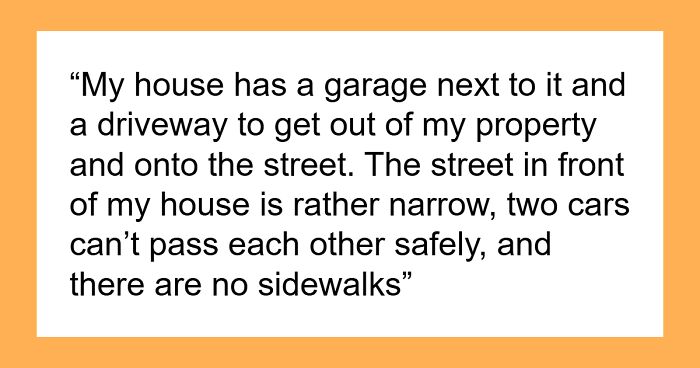 Narrow Street Parking Drama Turns Into Stand-Off Between Driver And Homeowner Over Blocked Driveway