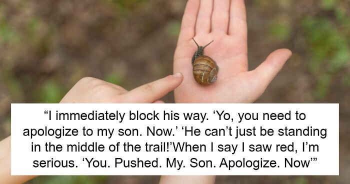 Senior Citizen Has The Audacity To Push 4YO In The Middle Of Trail, Has To Deal With Angry Dad