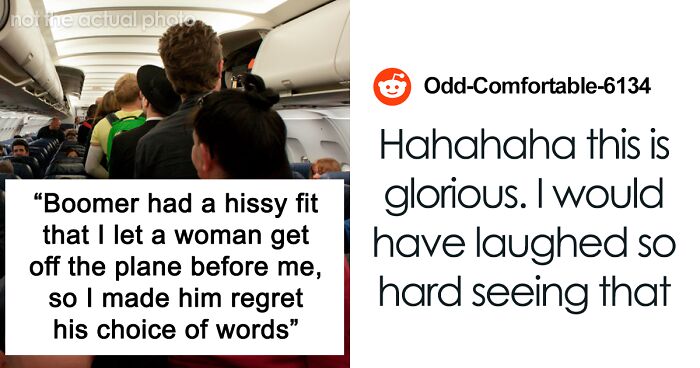 Boomer Tries To Control Plane Exit, Man Makes Him Regret It With Petty Revenge