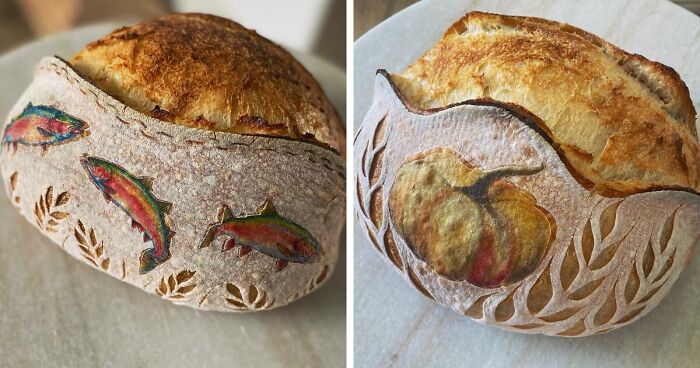 This Utah Baker’s Sourdough Art Will Leave You Both Hungry And Amazed (37 Pics)