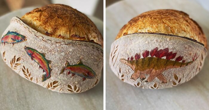 This Utah Baker’s Sourdough Art Will Leave You Both Hungry And Amazed (37 Pics)