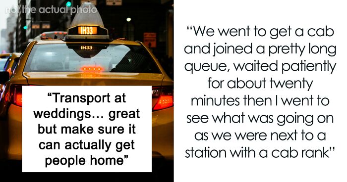 Newlyweds Book One Taxi For 100 Guests, Bride Freaks Out When Some Leave Early