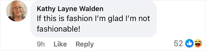 Comment on social media about Kendall Jenner's fashion at Paris Fashion Week.