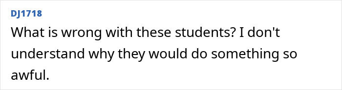 Comment questioning college students involved in a kidnapping incident.