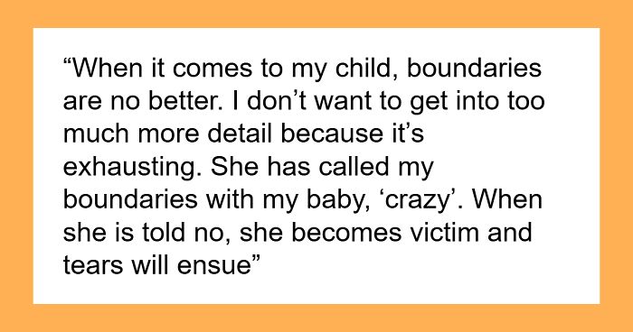 MIL Tries To Take Over Newborn Parenting, Gets Upset When DIL Pushes Back And Sets Boundaries