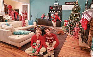 This Family’s Annual Christmas Cards Hilariously Capture The Chaos Of The Holidays