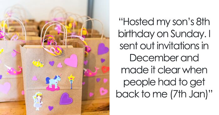 Rude Mom Skips RSVP, Still Brings Kid To Party, Then Later Demands Host Give £12 Gift Bag For Son