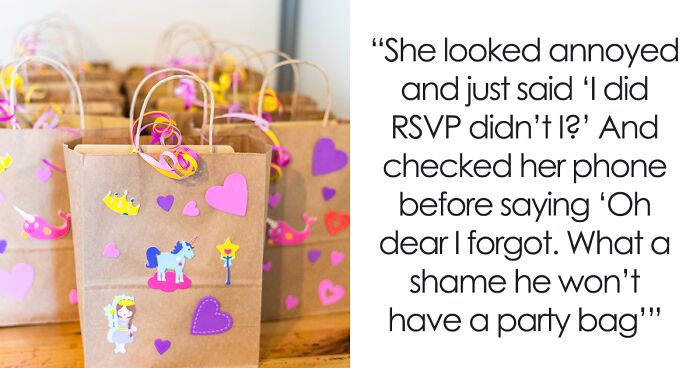 Host Is Annoyed After Woman Brings Kid To Bday Party Without RSVPing, Demands Gift Bag For Him