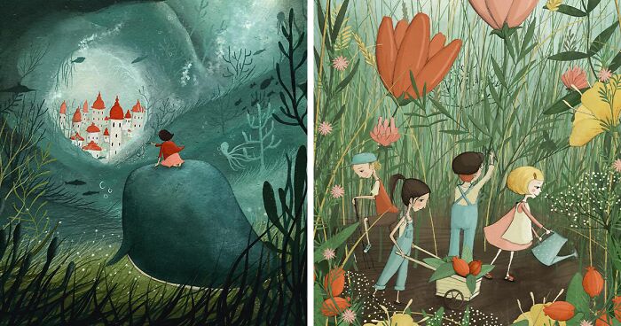 30 Captivating Illustrations By Maja Lindberg That Feel Like Fairy Tales Come To Life