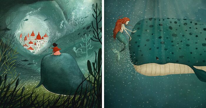 30 Dreamy And Magical Illustrations By Maja Lindberg