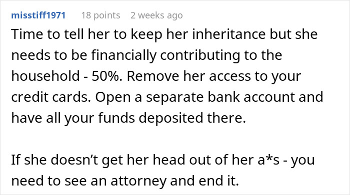 Husband Supports Wife For 22 Years, Gets Nothing In Return After She Receives Big Inheritance