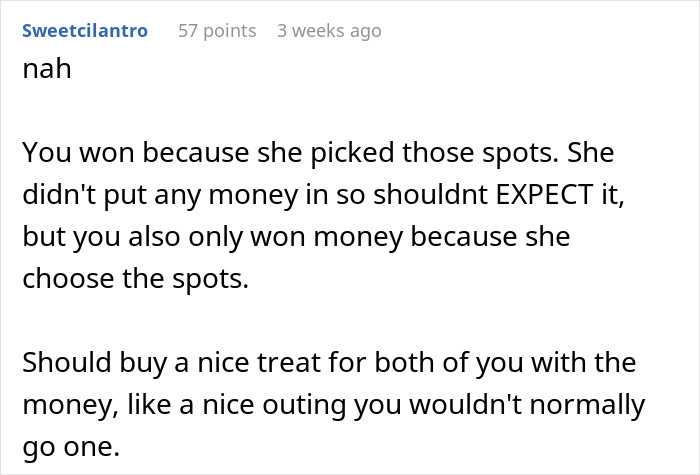 “[Am I The Jerk] For Refusing To Split $500 Raffle Winnings With My Girlfriend?”