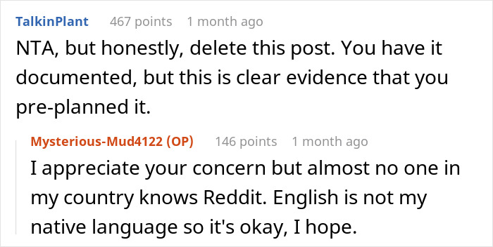 Reddit thread discussing an office incident involving laxatives and its consequences.