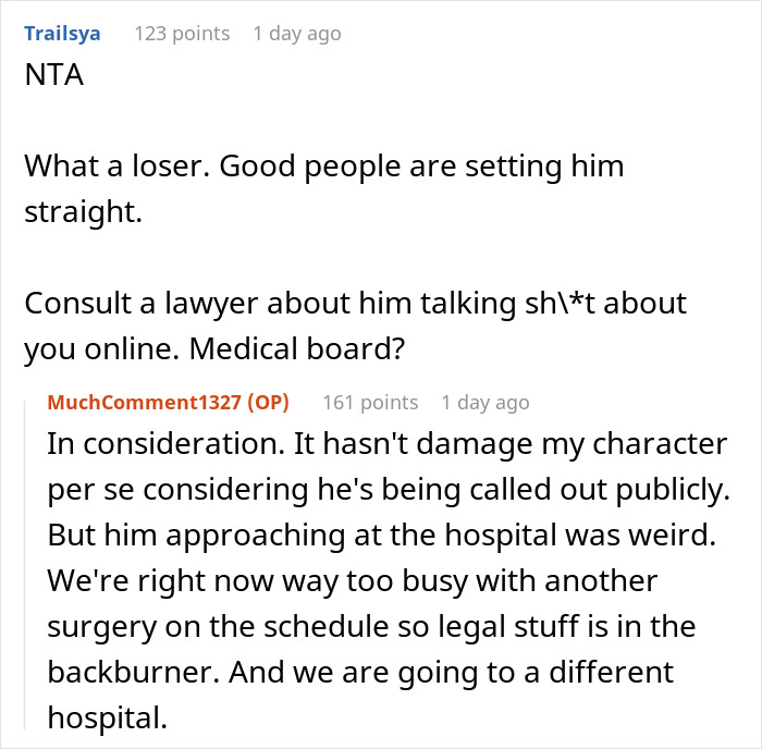 Reddit comment thread discussing a teen's actions and advice on legal consultation.