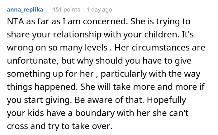 “AITA For Telling My Ex’s Sterile Affair Partner To Have Her Own Daughter?”