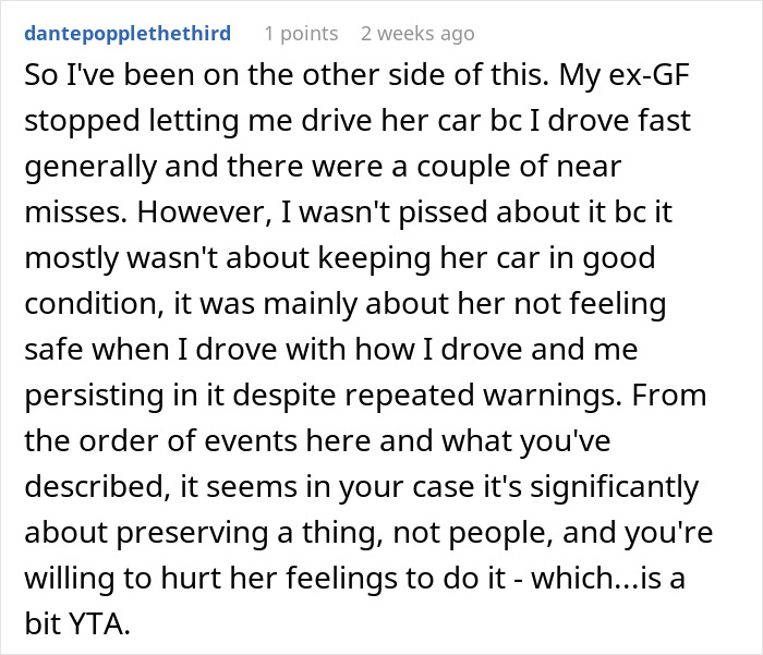 Man Sets Boundaries For His New Car After Girlfriend Totals Two Cars, Faces Backlash