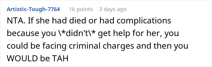 Comment discussing whether calling an ambulance for a coworker led to their firing.