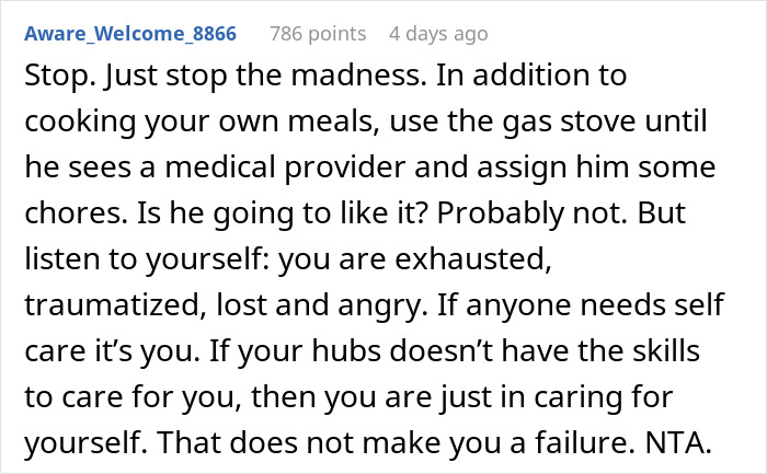 Woman Is Sick Of Catering To Husband’s “Mysterious Symptoms”, Starts Cooking Only For Herself