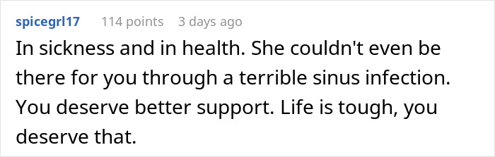 “I Want To Divorce Her”: Man Feels Abandoned After Wife Dismissed His Serious Symptoms