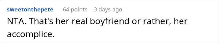 Comment about a boyfriend and social security number check request.